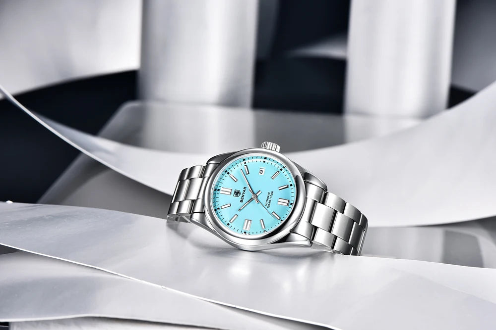Canadian Heritage BENYAR Automatic Watch - Luxury Stainless Steel Sports Mechanical with Calendar