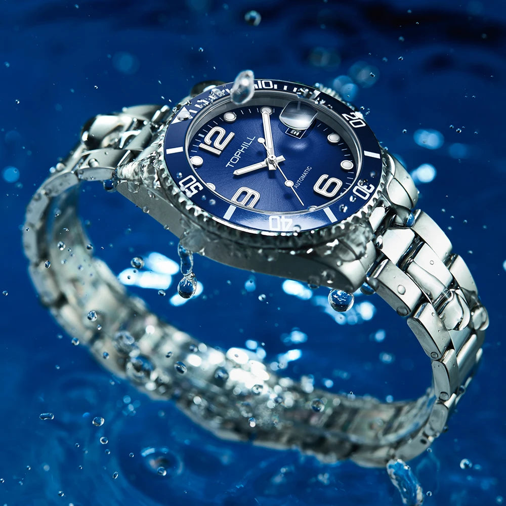 Canadian Heritage Automatic Watch - 40mm Sapphire Crystal Self-Winding Mechanical with Date & Luminous