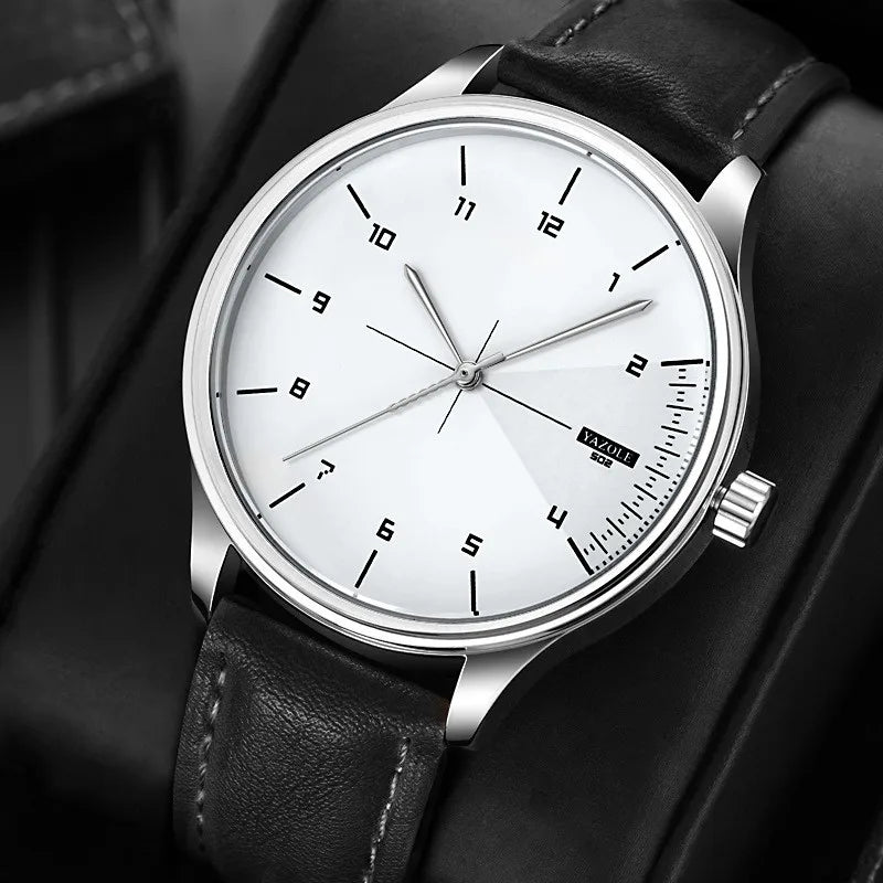 Top Brand NEW Mens Watch Leather Strap Ultra Thin Minimalist Watch For Men Casual Simple Quartz Waterproof Watches