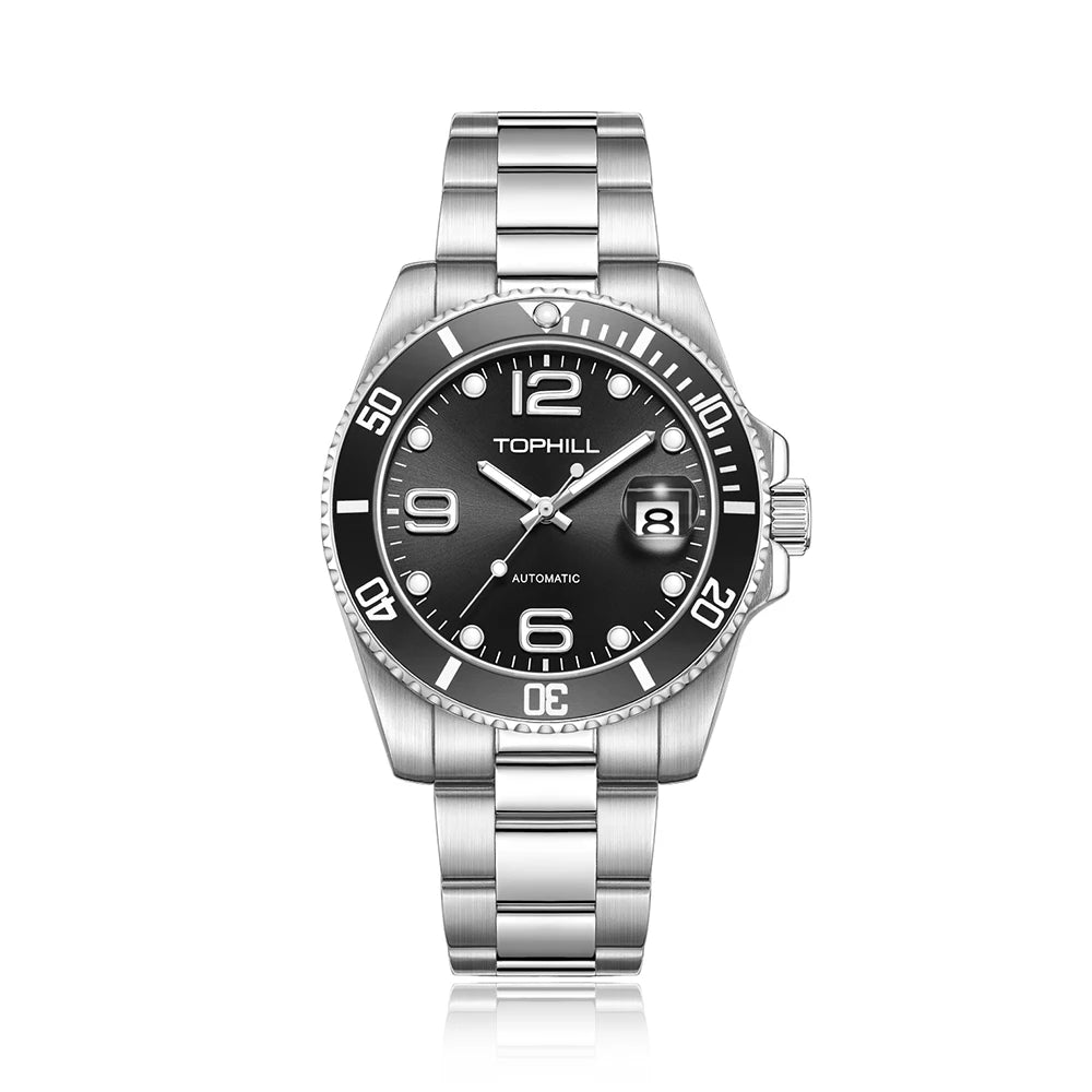 Canadian Heritage Automatic Watch - 40mm Sapphire Crystal Self-Winding Mechanical with Date & Luminous