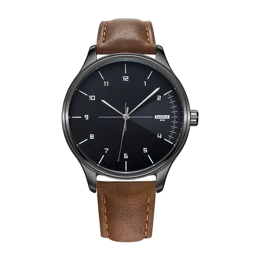 Top Brand NEW Mens Watch Leather Strap Ultra Thin Minimalist Watch For Men Casual Simple Quartz Waterproof Watches