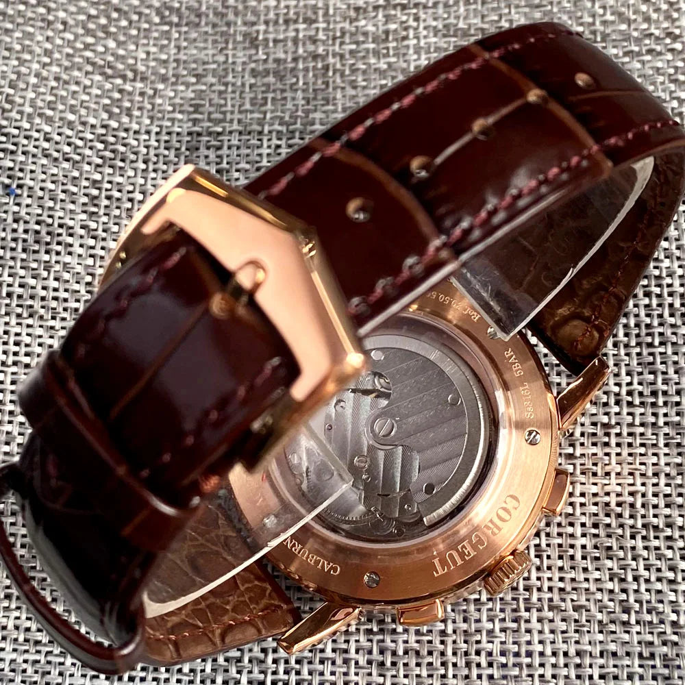 Canadian Heritage Automatic Watch - Multifunctional Date Day Month Year Mechanical Watch 42mm