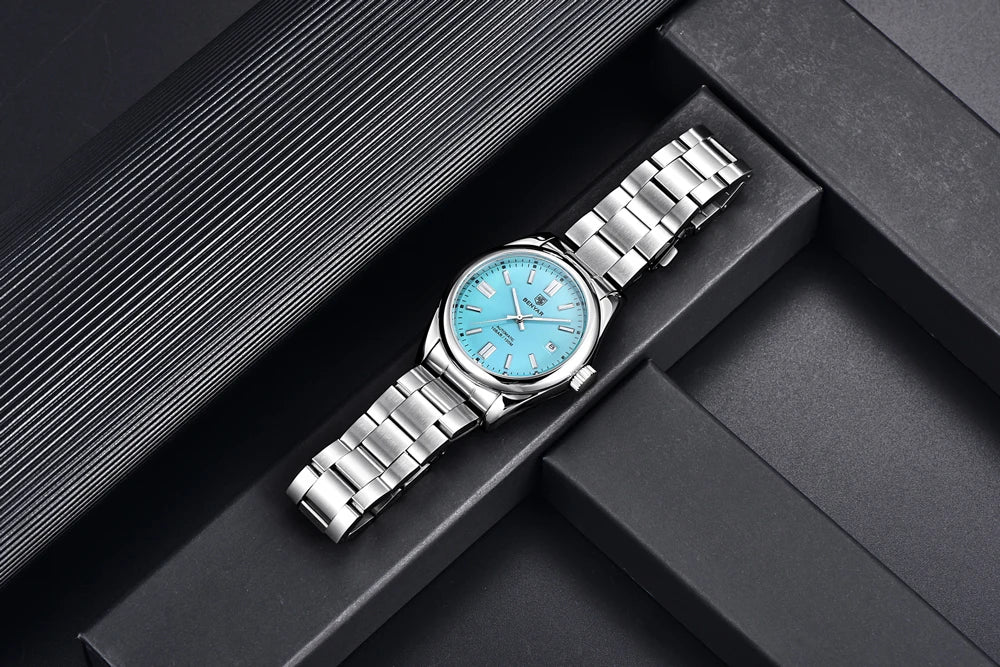 Canadian Heritage BENYAR Automatic Watch - Luxury Stainless Steel Sports Mechanical with Calendar