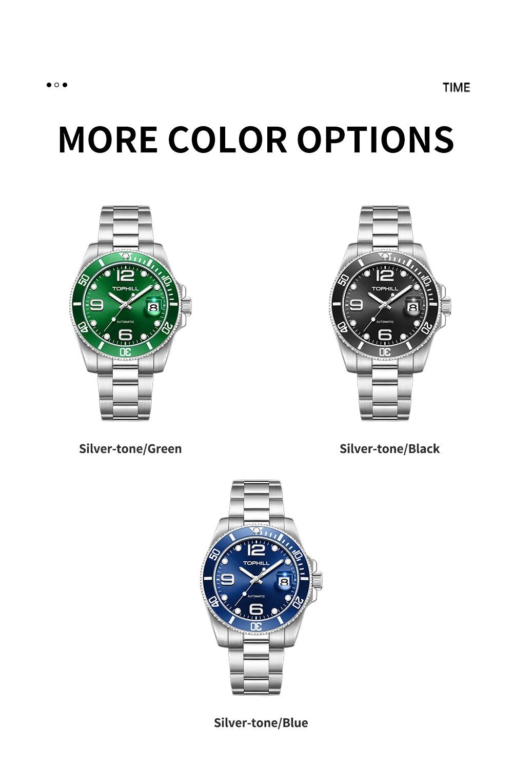 Canadian Heritage Automatic Watch - 40mm Sapphire Crystal Self-Winding Mechanical with Date & Luminous