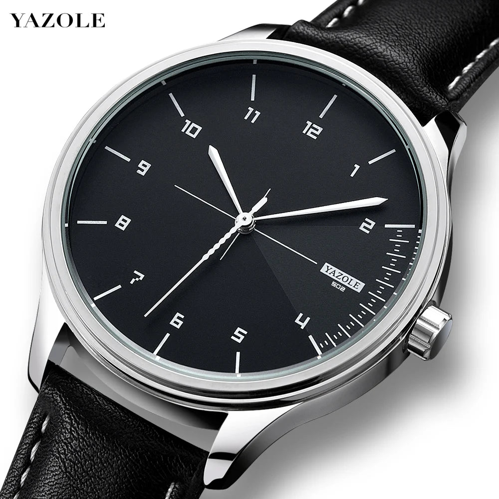 Top Brand NEW Mens Watch Leather Strap Ultra Thin Minimalist Watch For Men Casual Simple Quartz Waterproof Watches