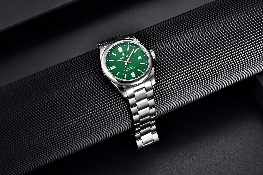 Canadian Heritage BENYAR Automatic Watch - Luxury Stainless Steel Sports Mechanical with Calendar