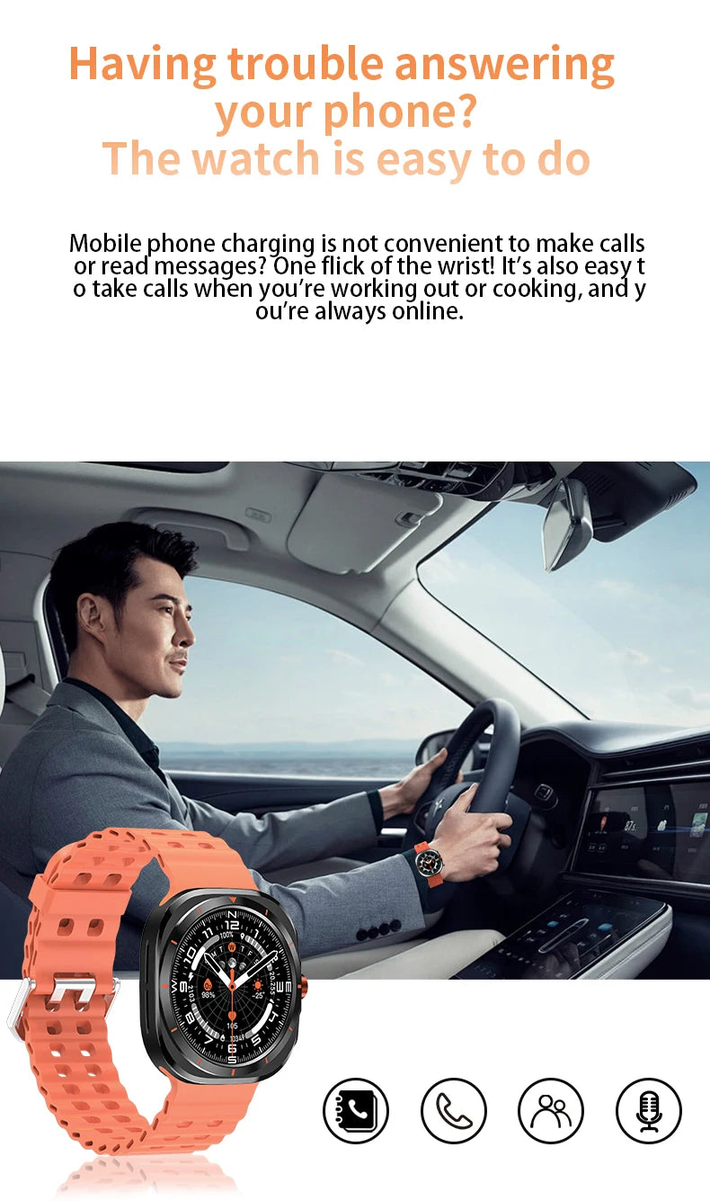 Canadian Heritage Smart Watch - Heart Rate Monitor Bluetooth Calling Fitness Tracker