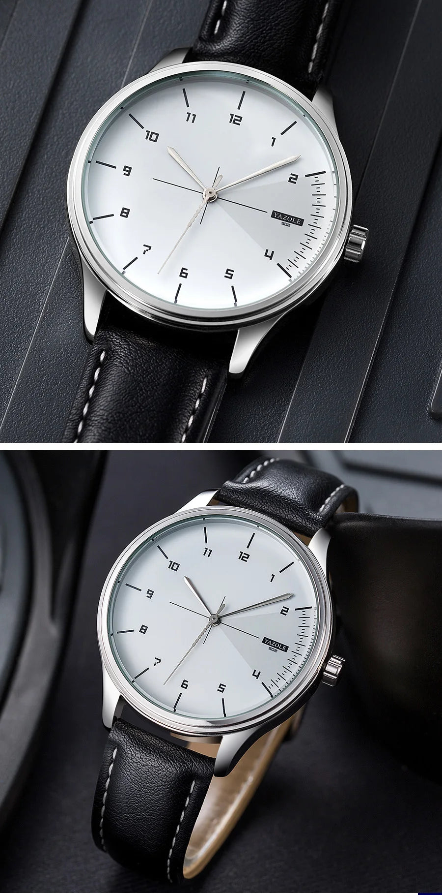 Top Brand NEW Mens Watch Leather Strap Ultra Thin Minimalist Watch For Men Casual Simple Quartz Waterproof Watches