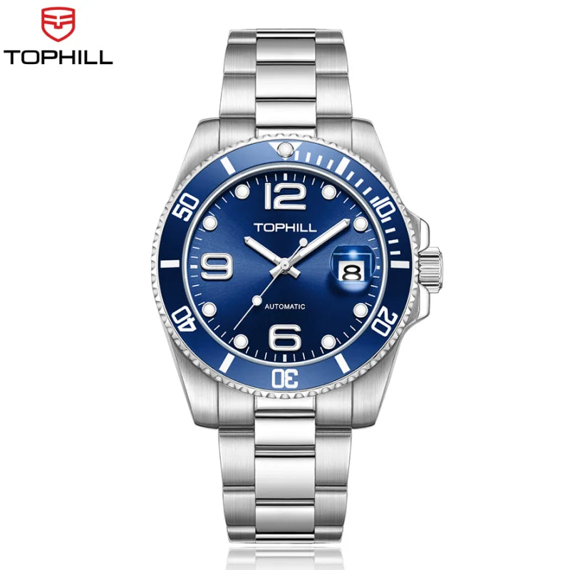 Canadian Heritage Automatic Watch - 40mm Sapphire Crystal Self-Winding Mechanical with Date & Luminous