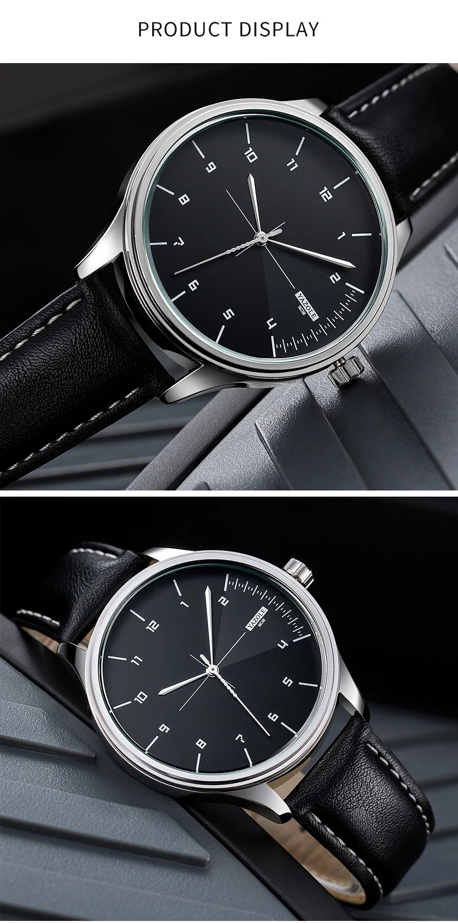 Top Brand NEW Mens Watch Leather Strap Ultra Thin Minimalist Watch For Men Casual Simple Quartz Waterproof Watches