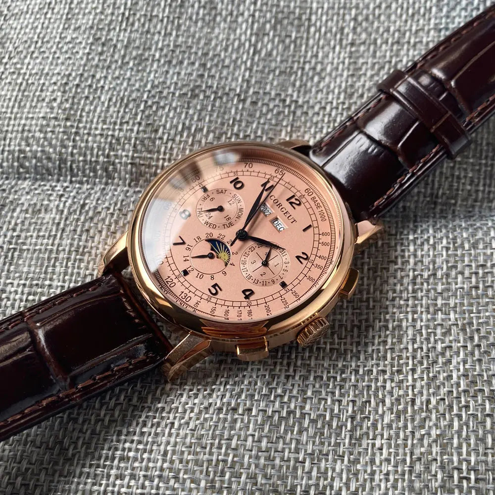 Canadian Heritage Automatic Watch - Multifunctional Date Day Month Year Mechanical Watch 42mm