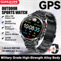 Canadian Heritage AMOLED Smart Watch - 1.46'' HD Display Voice Call Compass Fitness Tracker