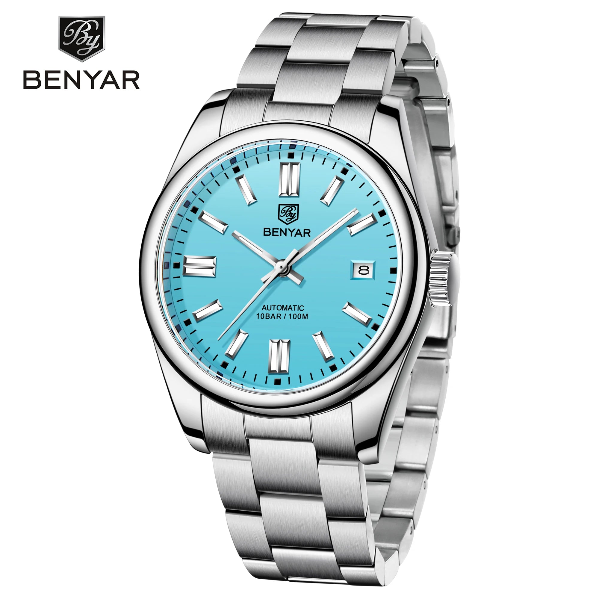 Canadian Heritage BENYAR Automatic Watch - Luxury Stainless Steel Sports Mechanical with Calendar