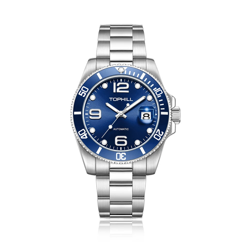 Canadian Heritage Automatic Watch - 40mm Sapphire Crystal Self-Winding Mechanical with Date & Luminous