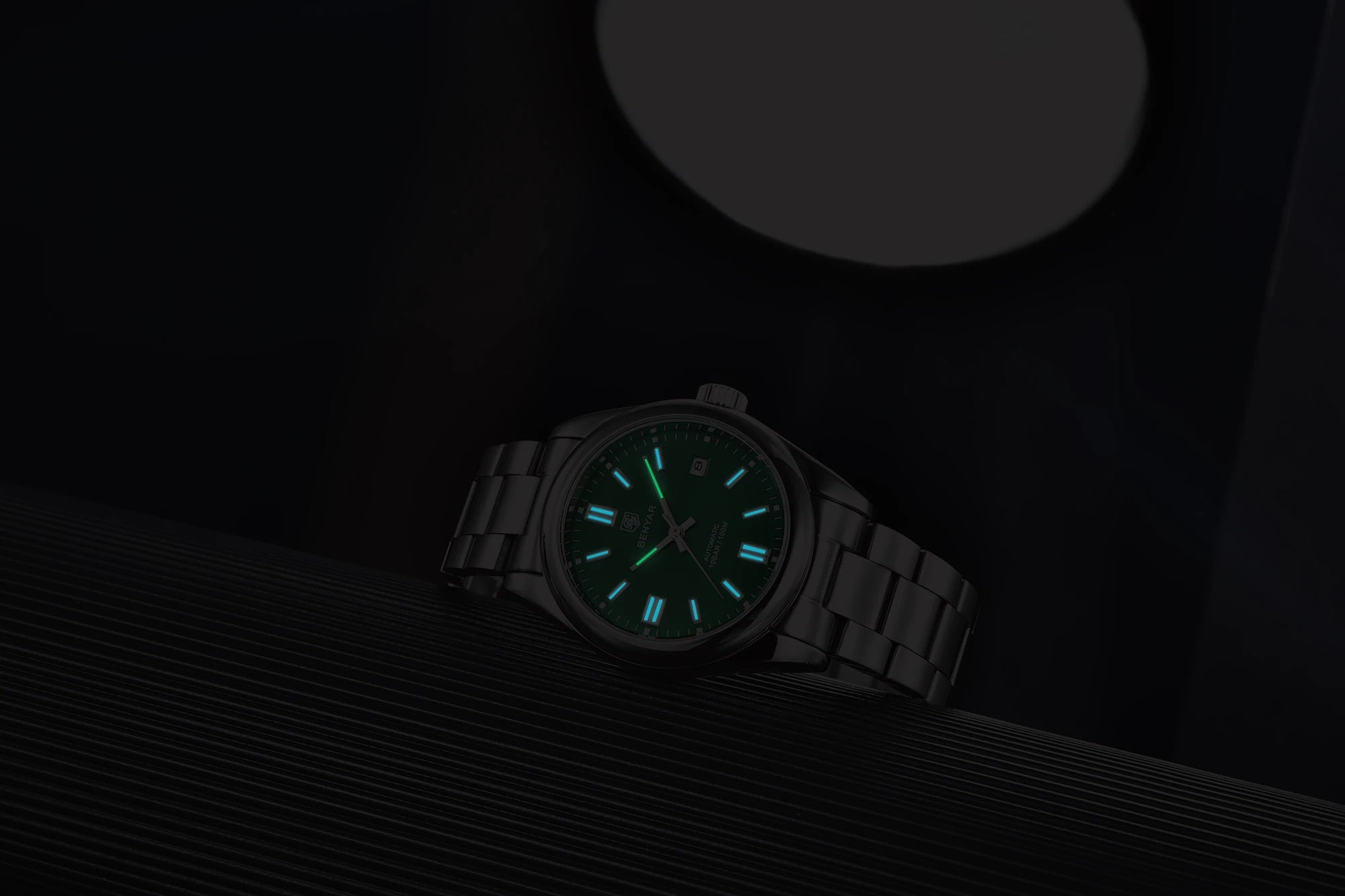 Canadian Heritage BENYAR Automatic Watch - Luxury Stainless Steel Sports Mechanical with Calendar