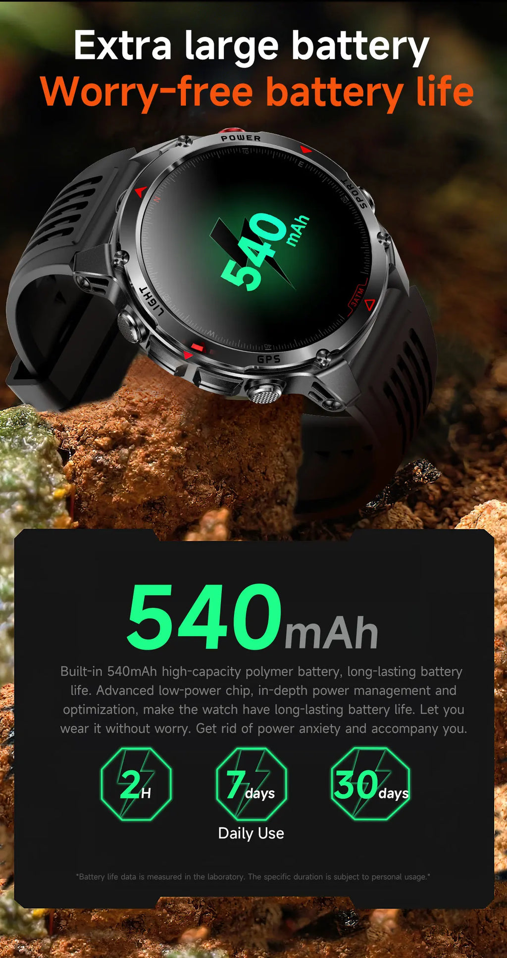 Canadian Heritage AMOLED Smart Watch - 1.46'' HD Display Voice Call Compass Fitness Tracker