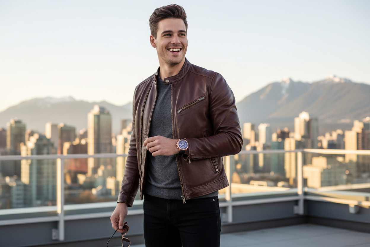 Canadian Man Wearing Luxury Watch