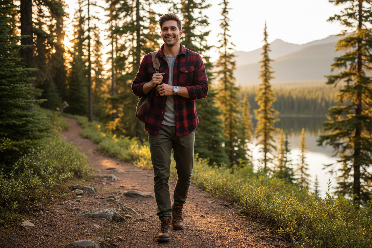 Canadian Outdoor Lifestyle with Watch