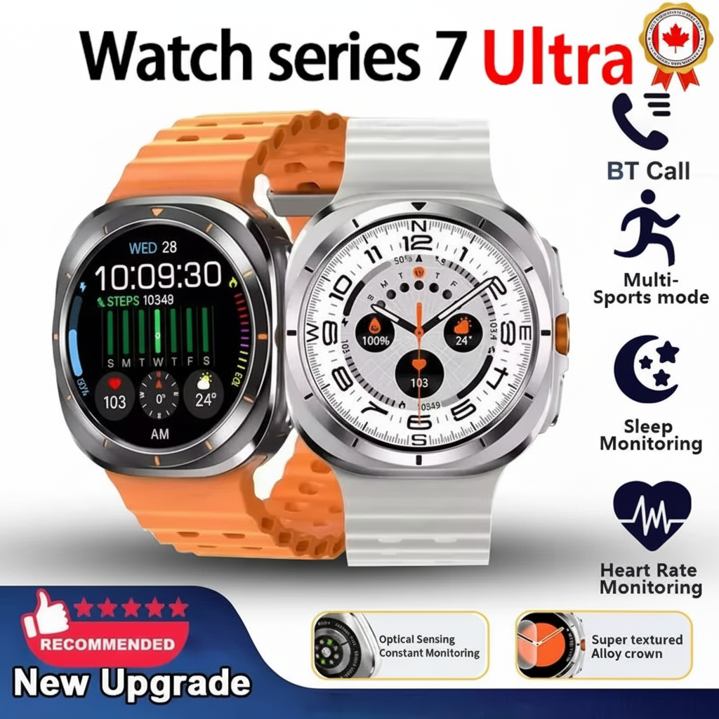 Watch Series 7 Ultra with Canadian Flag